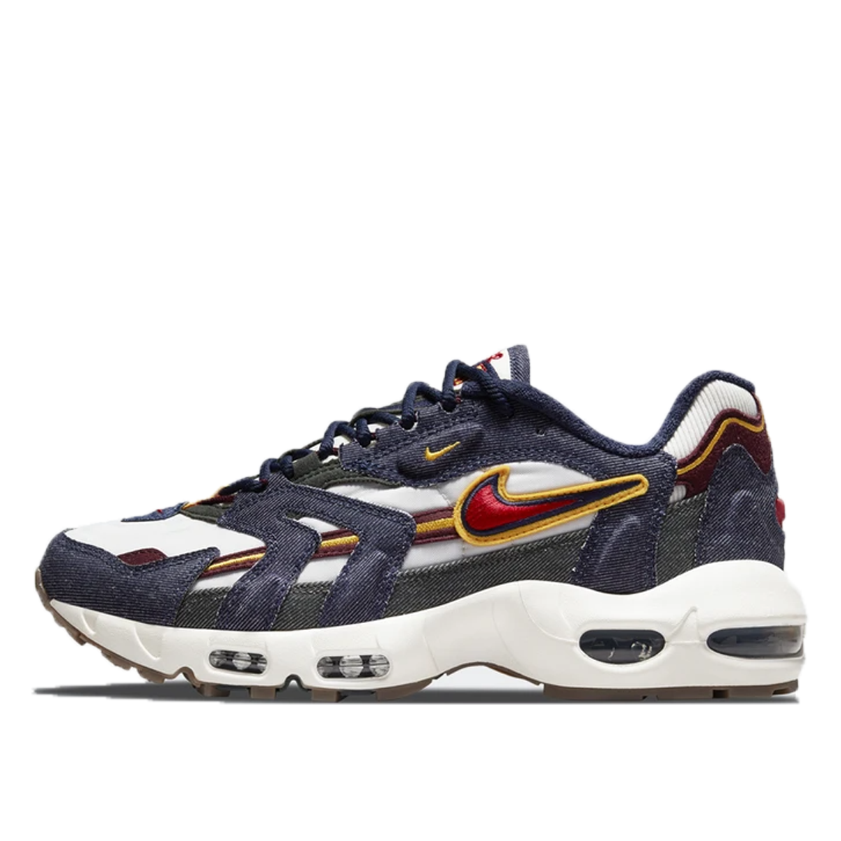 Nike Air Max 96 II QS Blackened Blue (2021) BLACKENED BLUE/GYM RED/LIGHT BONE sneaker – authenticated on KLEKT