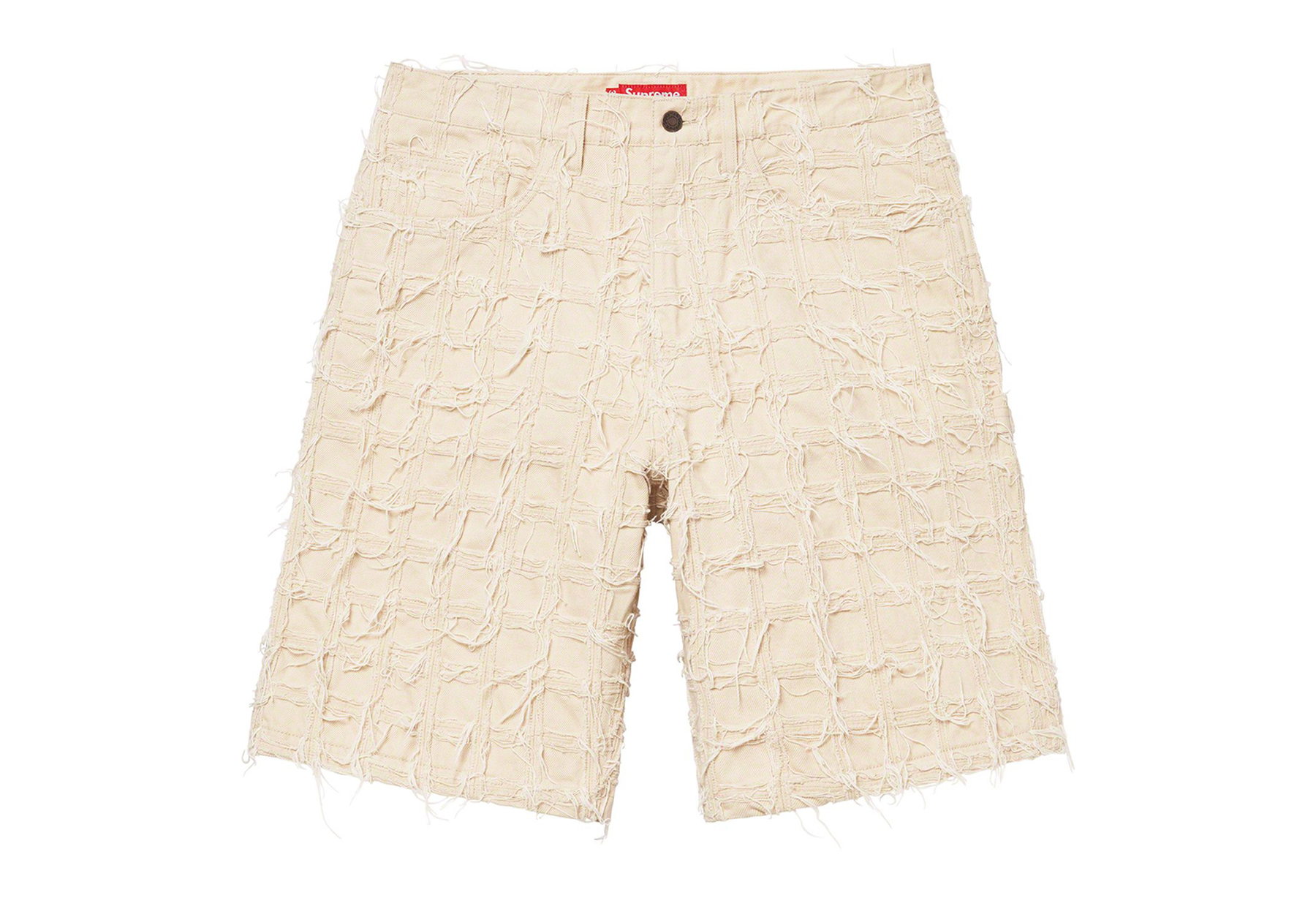 Supreme Frayed Patchwork Baggy Denim Short Natural (SS23) NATURAL sneaker – authenticated on KLEKT