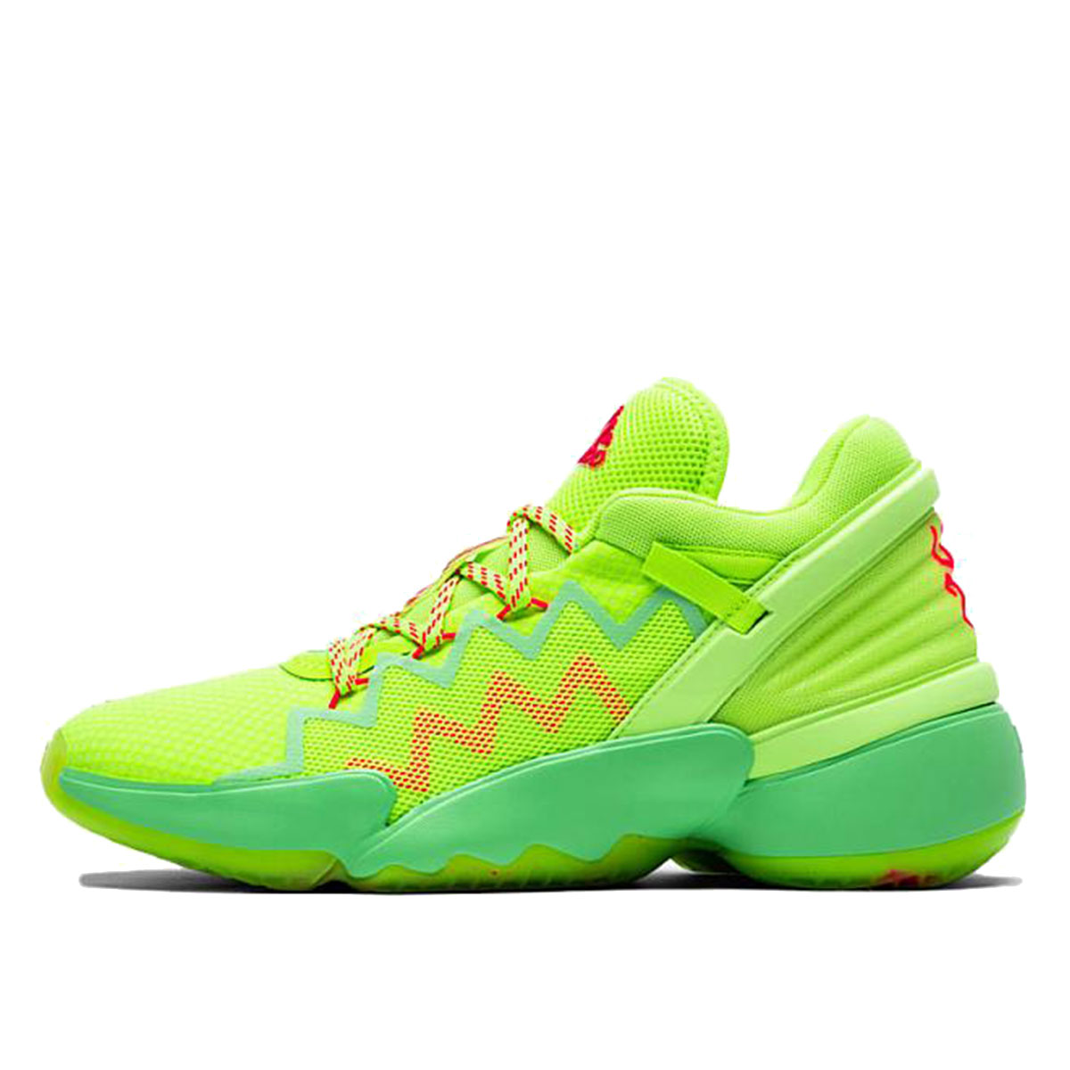 Adidas D.O.N. Issue #2 Glow Mint (2020) GLOW MINT/SIGNAL GREEN/SOLAR RED sneaker – authenticated on KLEKT