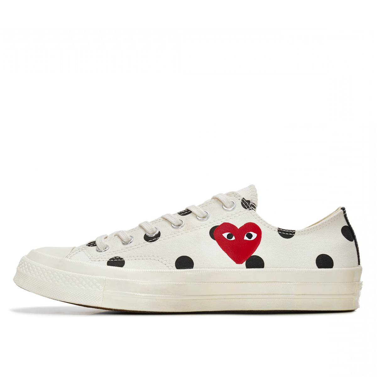 Converse Chuck Taylor All-Star 70s Ox Comme des Garcons CDG Polka Dot White sneaker – authenticated on KLEKT