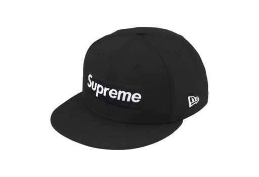 Supreme x New Era Championship Box Logo 'Black' (SS25) – authenticated on KLEKT