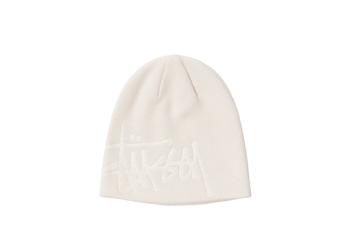 Stussy Debossed Basic Logo Beanie Bone (FW21)