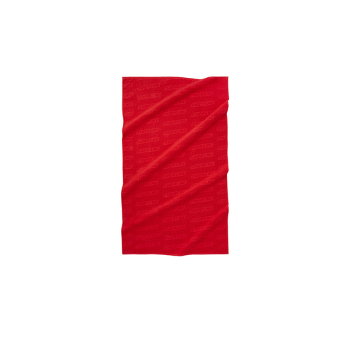 Supreme Embossed Logo Beach Towel Red (SS18)