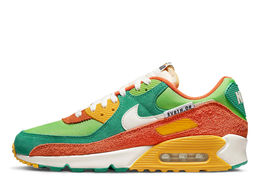 Nike Air Max 90 Running Club Roma Green	(2022) Roma Green/Orange/Green sneaker – authenticated on KLEKT