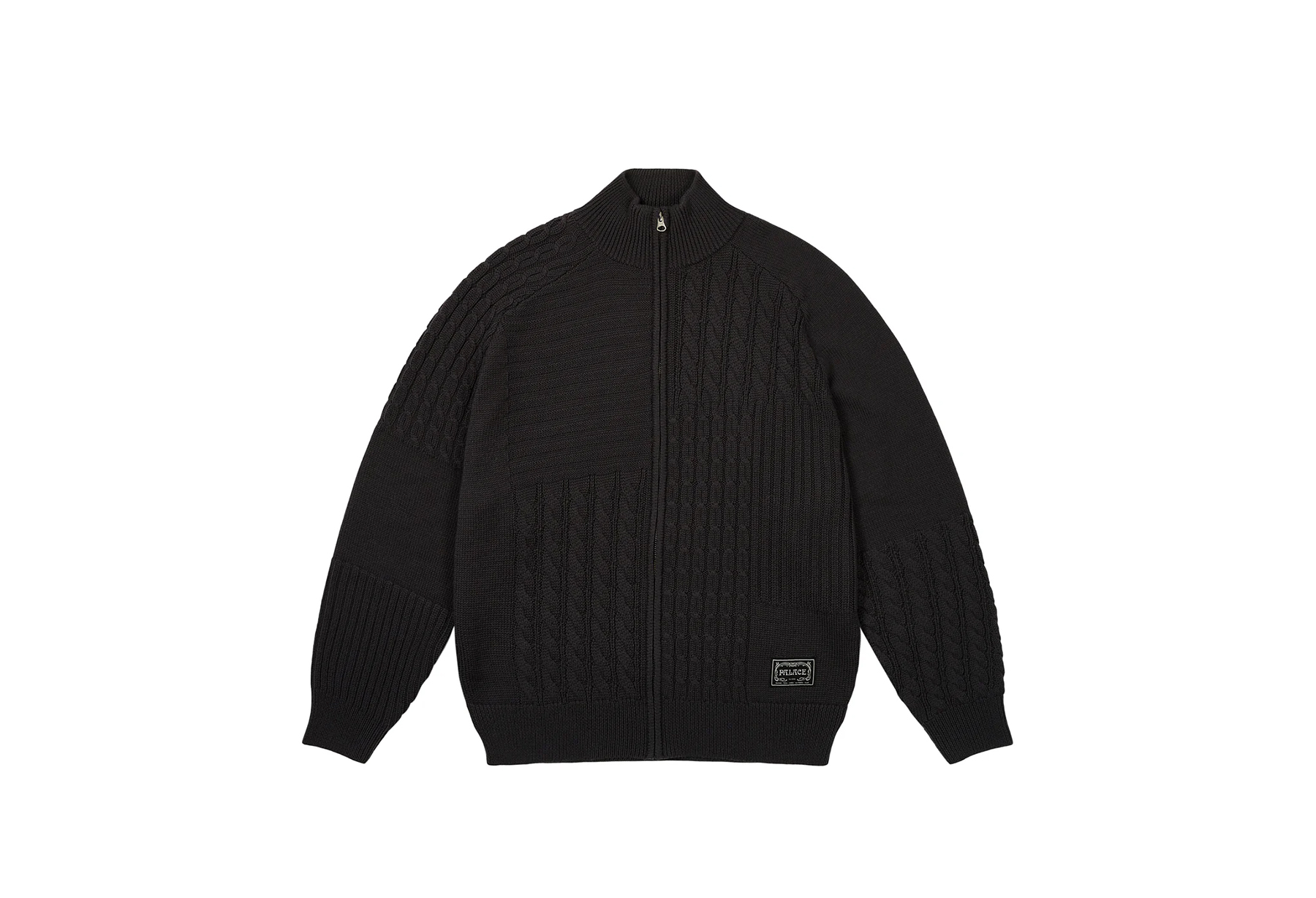 Palace Patchwork Zip Knit 'Black' (SS25) BLACK sneaker – authenticated on KLEKT