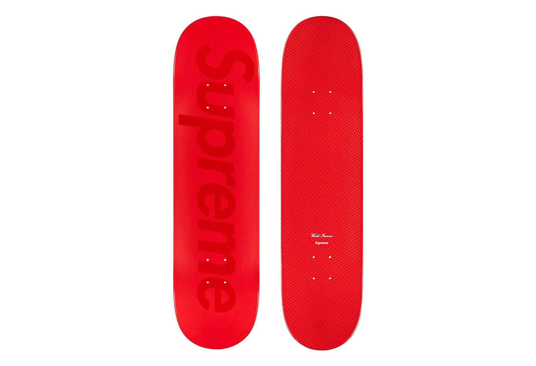 Supreme Tonal Box Logo Skateboard Red - 8.25" x 32" (SS23) UNISEX sneaker – authenticated on KLEKT