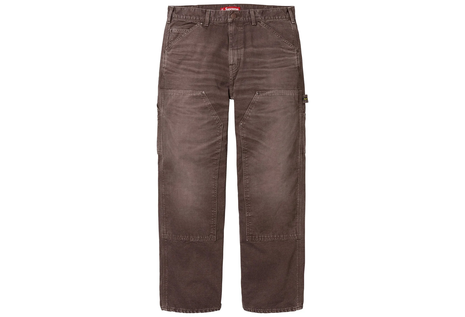 Supreme Worn Double Knee Painter Pant 'Brown' (SS25) BROWN sneaker – authenticated on KLEKT