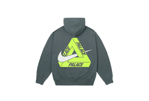 Palace x Nike Tri Swoosh Hood 'Charcoal' (FW25) – authenticated on KLEKT