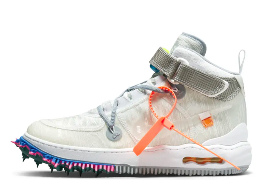 Nike Air Force 1 x Off-White Mid 'White' (2022) white/clear white sneaker – authenticated on KLEKT