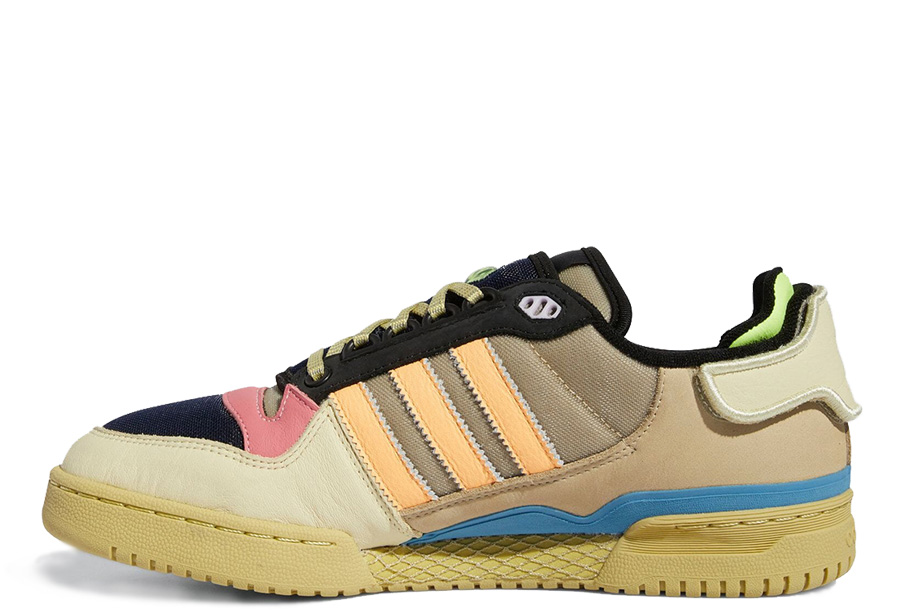Adidas x Bad Bunny Forum Low Powerphase (2022) BEIGE/BLACK/PINK/BLUE/ORANGE sneaker – authenticated on KLEKT