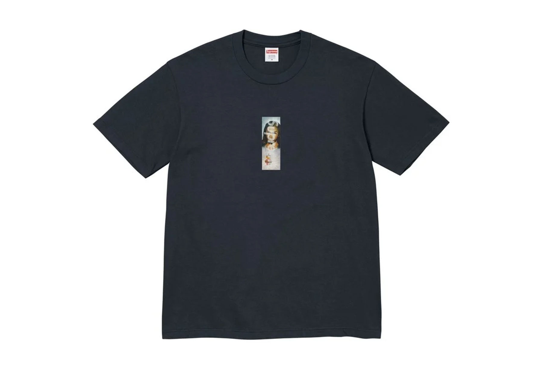 Supreme Prayer Card Box Logo Tee 'Navy' (FW26) NAVY sneaker – authenticated on KLEKT