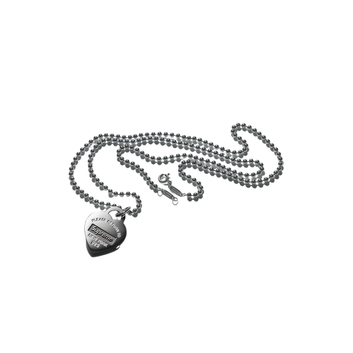 Supreme x Tiffany & Co. Return to Tiffany Heart Tag Pendant Silver (FW21)