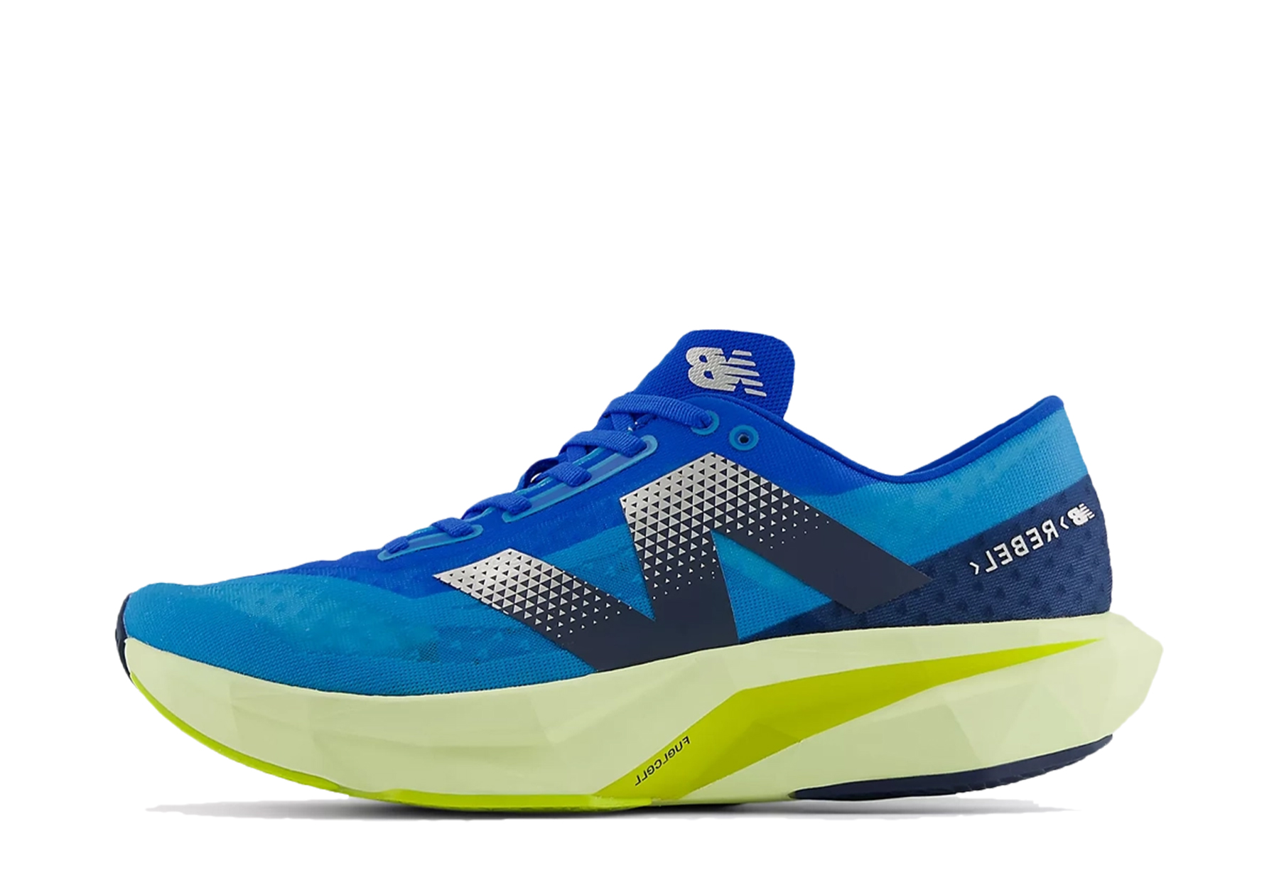 New Balance FuelCell Rebel v4 'Spice Blue' (2024) Spice Blue/Limelight/Blue Oasis sneaker – authenticated on KLEKT