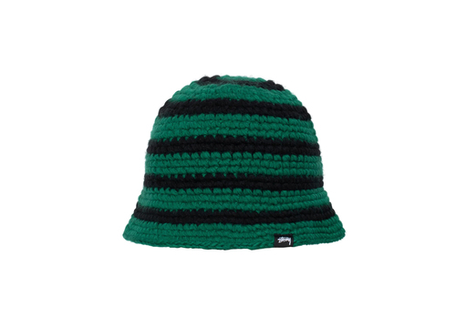Stussy Swirl Knit Bucket Hat Forest (SS23)