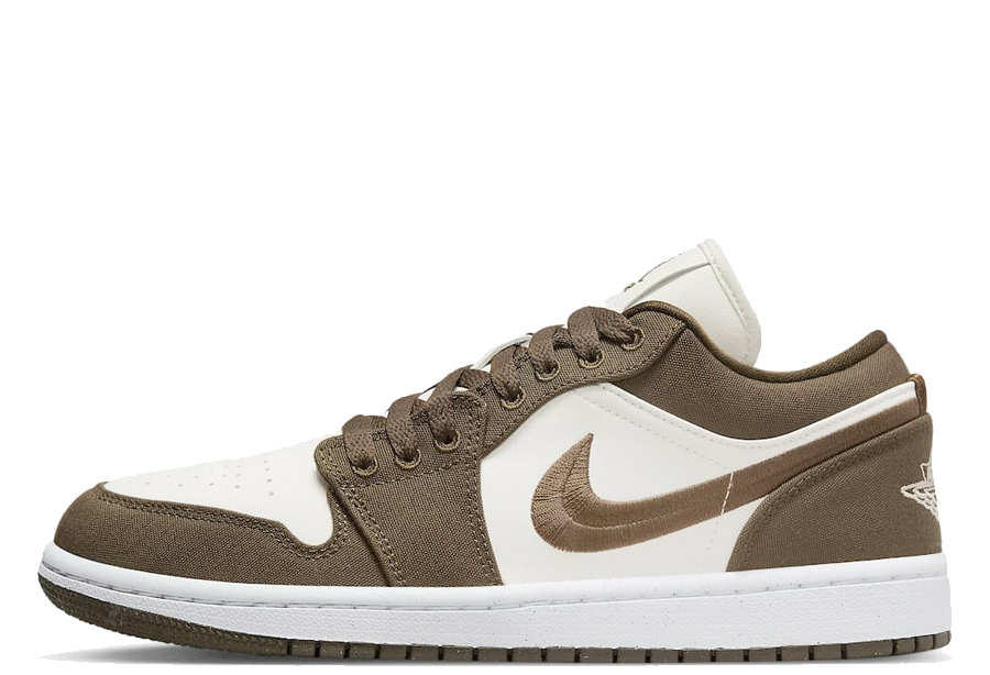 Air Jordan 1 WMNS Low SE Light Olive (2022) Light Olive/Sail/White sneaker – authenticated on KLEKT