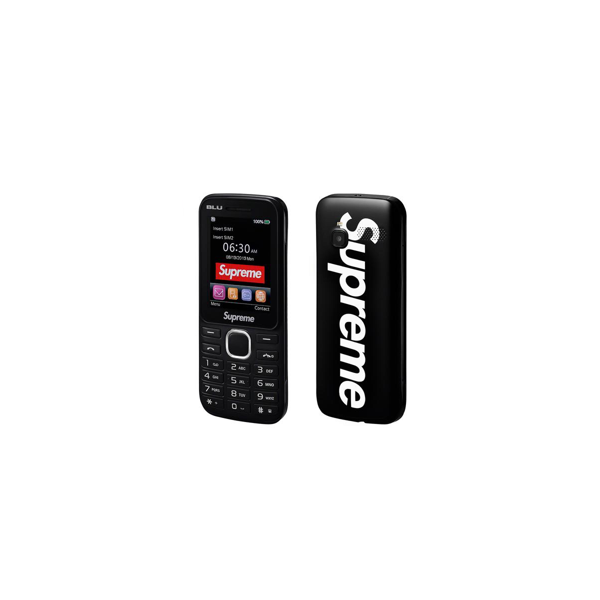 Supreme BLU Burner Mobile Phone Black (FW19) BLACK sneaker – authenticated on KLEKT