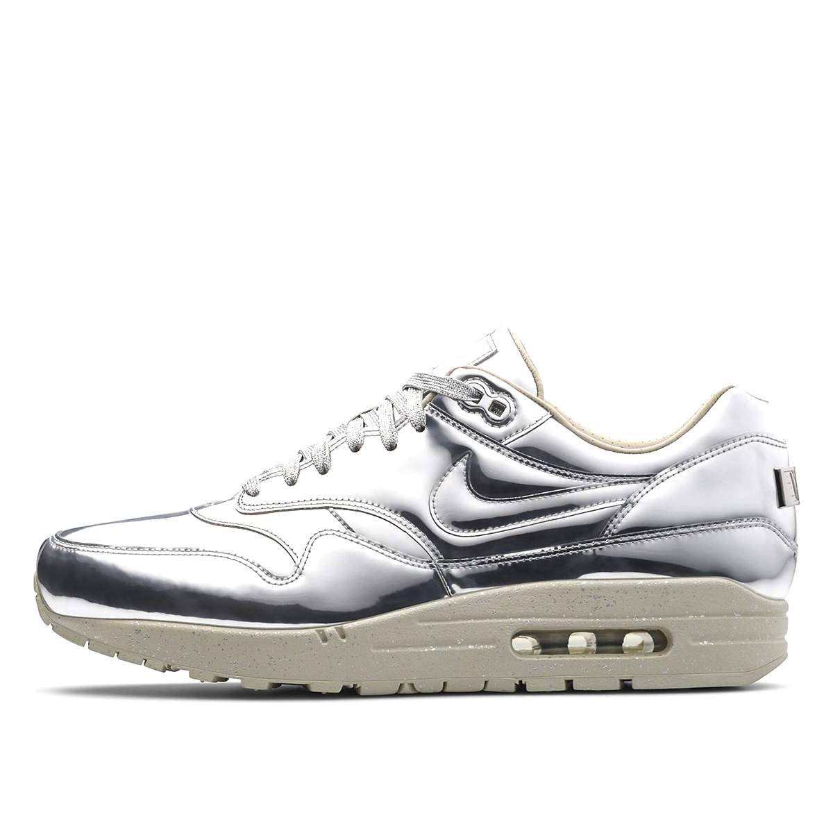 Nike Air Max 1 Liquid Silver sneaker – authenticated on KLEKT