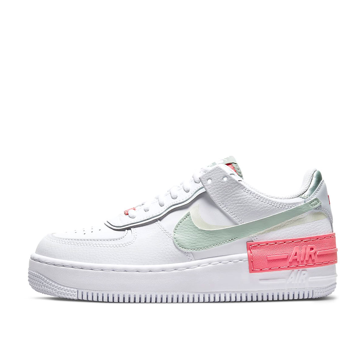 Nike WMNS Air Force 1 Shadow Archeo Pink (2021) WHITE/JADE SMOKE-SEAFOAM-ARCHEO PINK sneaker – authenticated on KLEKT