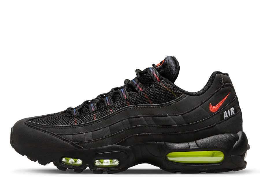 Nike Air Max 95 Black Volt Crimson Black/Orange-Volt sneaker – authenticated on KLEKT