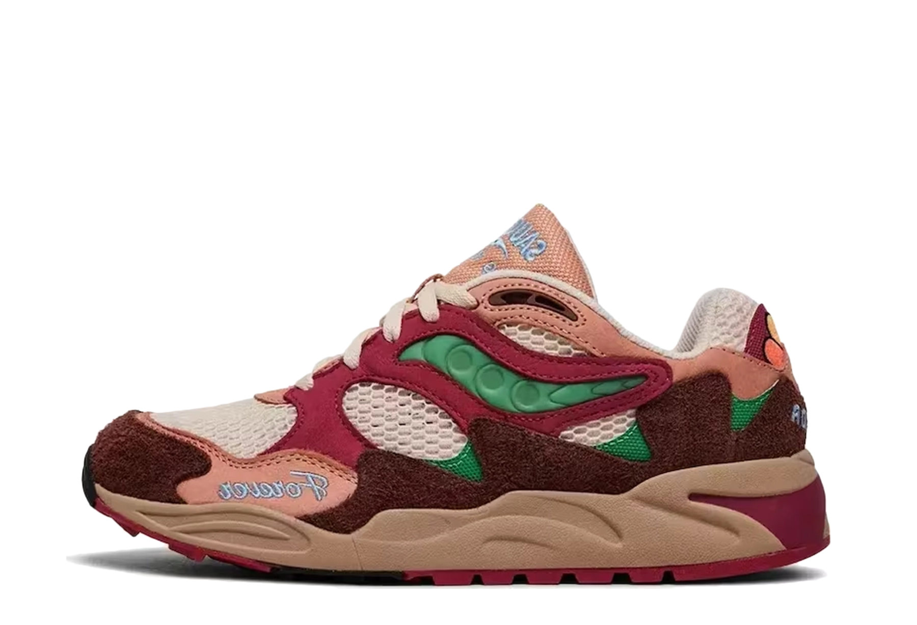 Saucony x Jae Tips Grid Shadow 2 What's the Occasion? - Wear To The Party (2023) Brown sneaker – authenticated on KLEKT