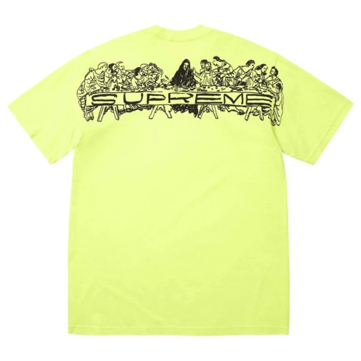 Supreme Supper Tee 'Bright Yellow' (2026) – authenticated on KLEKT