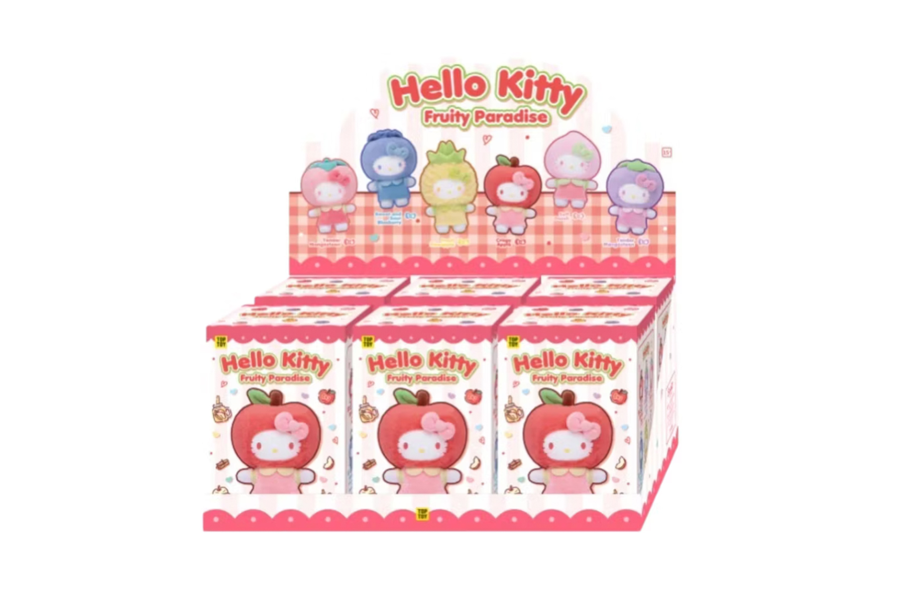 Top Toy Miniso Top Toy Sanrio 'Hello Kitty Fruity Paradise' Series Vinyl Plush Keychain Sealed Case (6 Blind Box) sneaker – authenticated on KLEKT