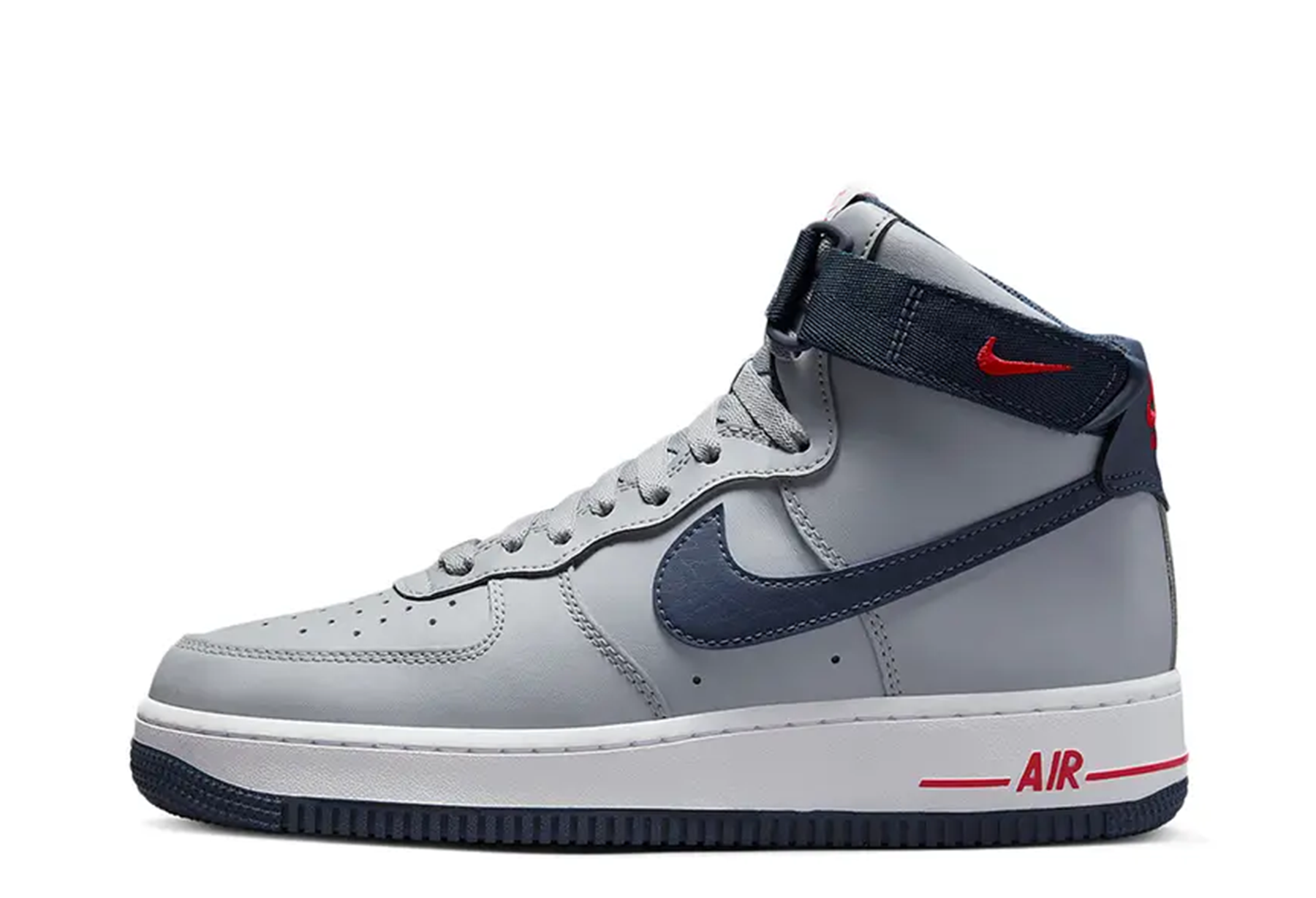 Nike Air Force 1 High Patriots (2022) Wolf Grey/College Navy-University Red-White sneaker – authenticated on KLEKT
