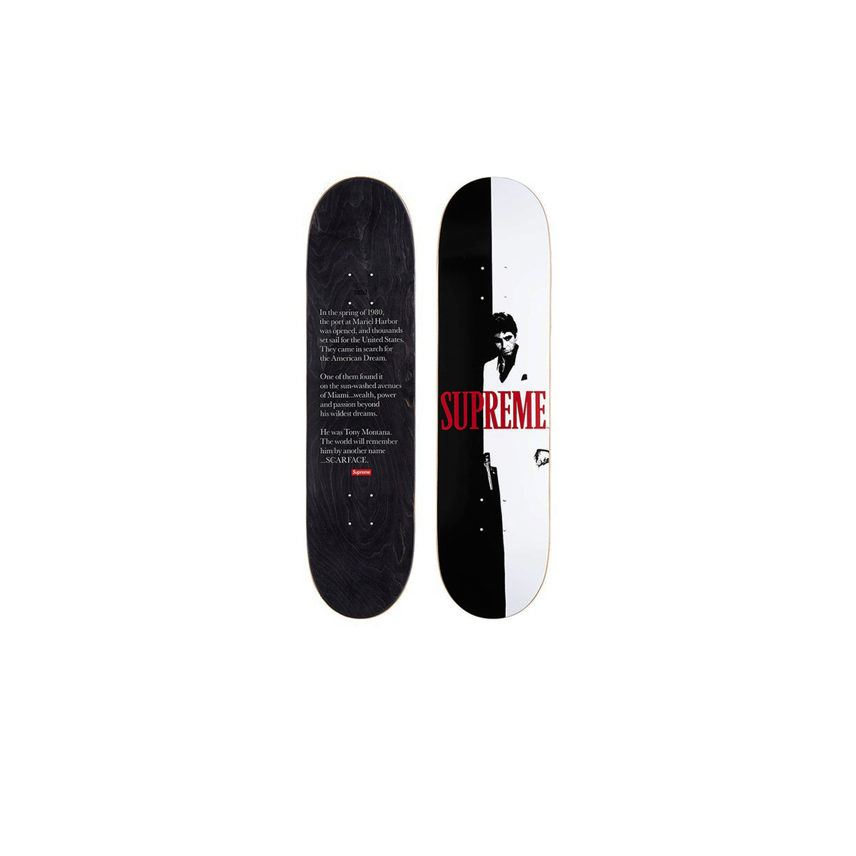 Supreme Scarface Split Skateboard Deck (FW17) MULTI sneaker – authenticated on KLEKT