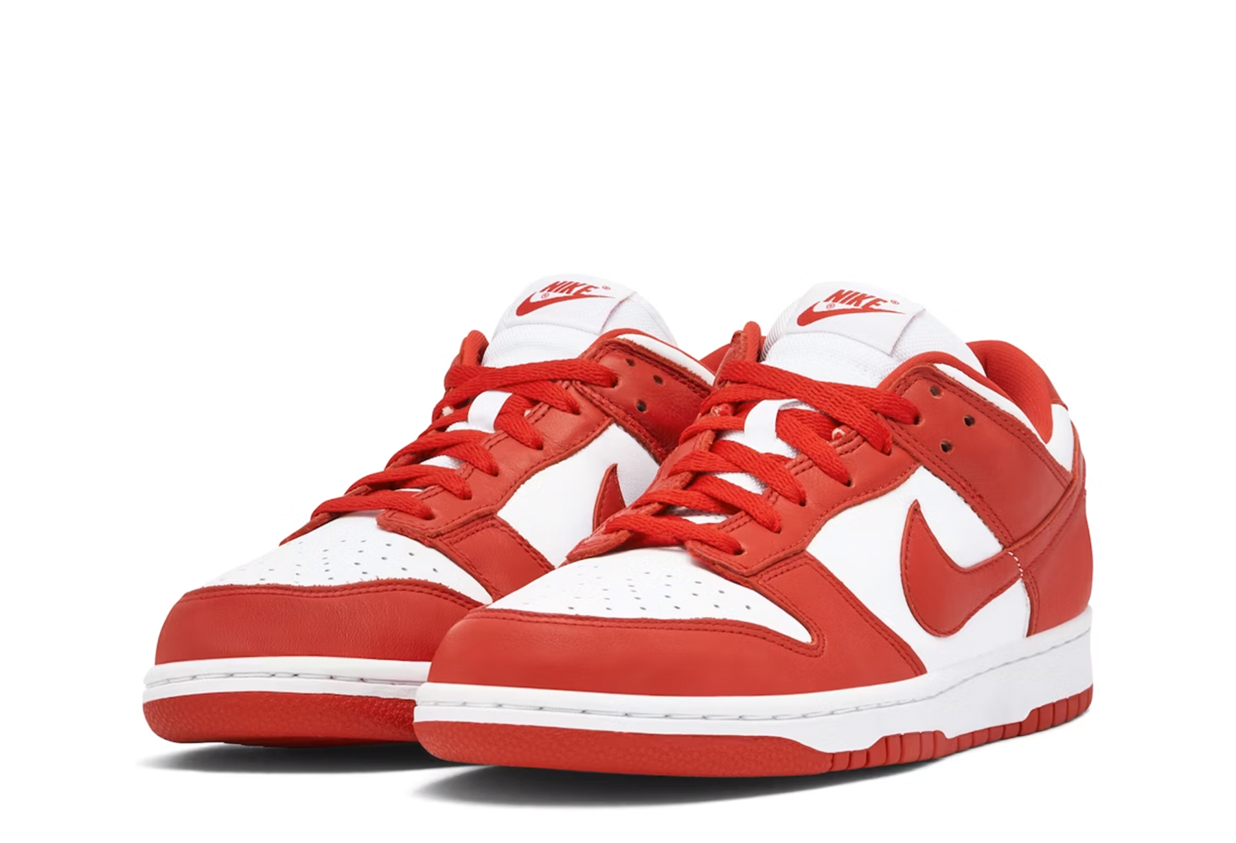 Nike Dunk Low SP 'White University Red' sneaker – authenticated on KLEKT