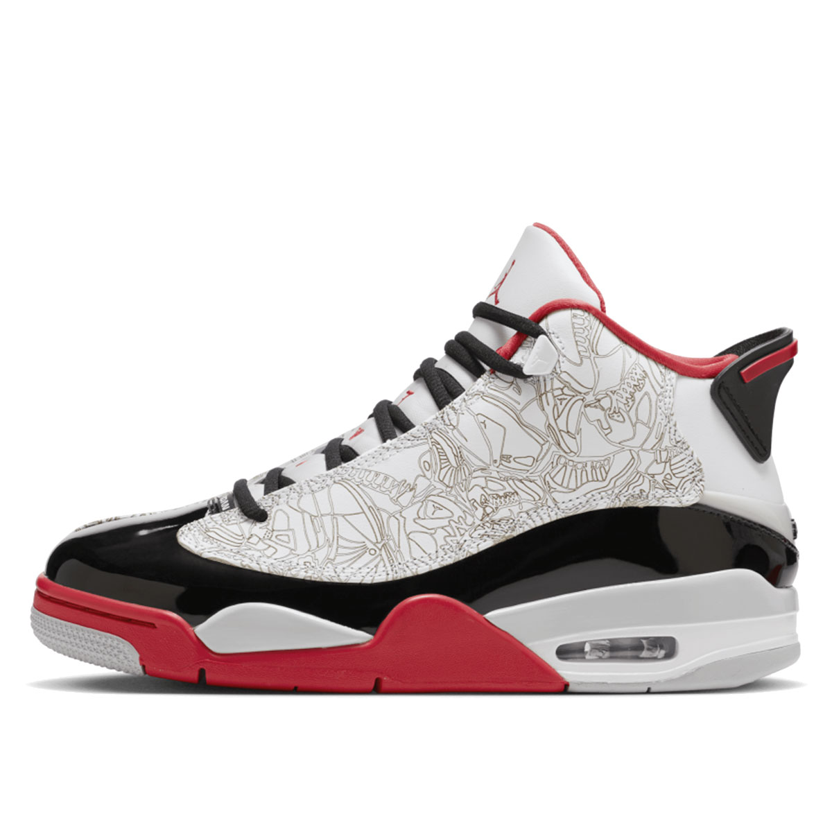Air Jordan Dub Zero White Varsity Red (2022) sneaker – authenticated on KLEKT