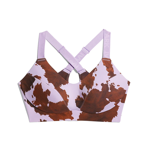 Adidas x Ivy Park Medium-Support Cow-Print Cutout Bra (Plus Size) Aop Cow Hide/Purple Glow (SS21)