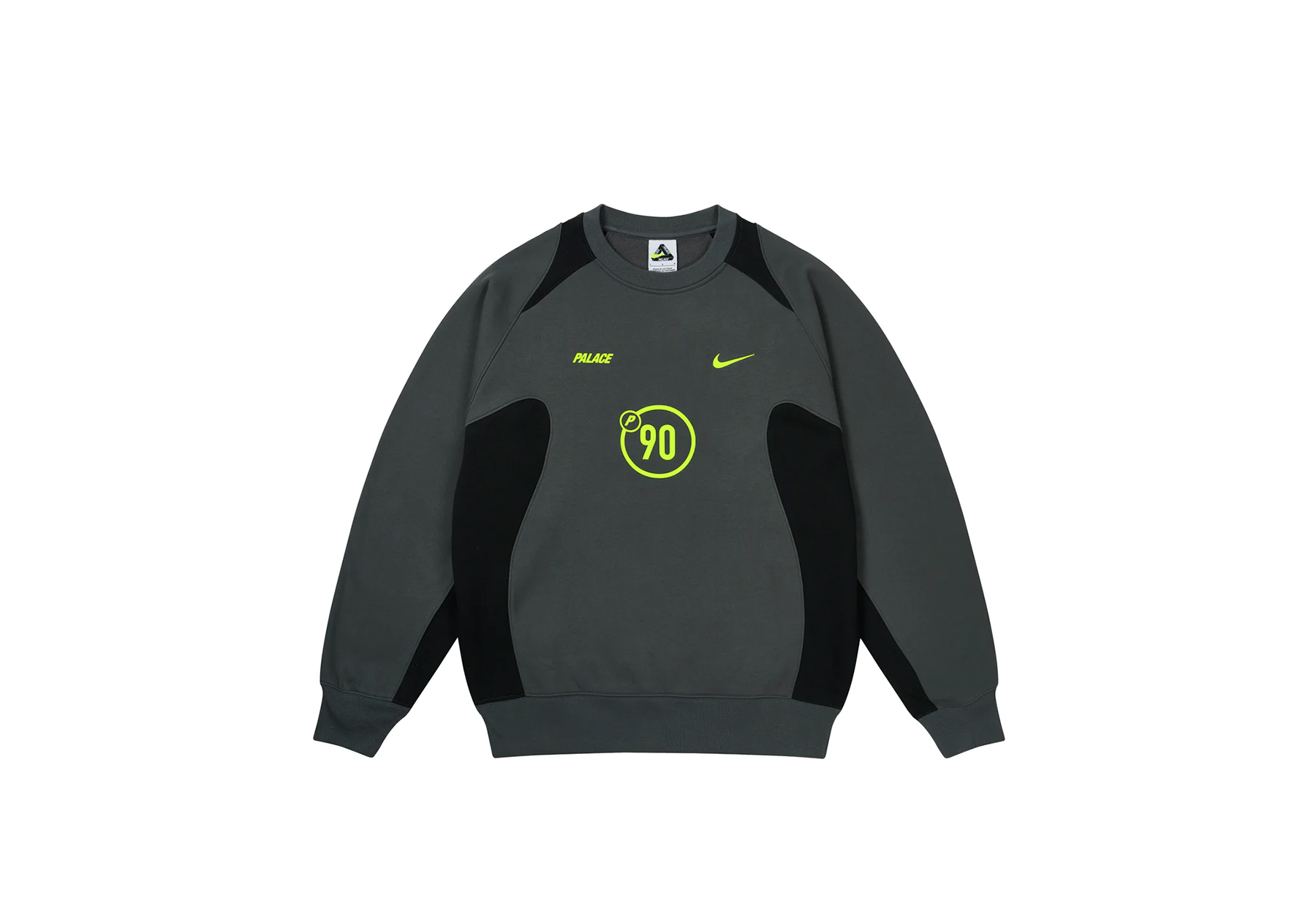 Palace x Nike Total P90 Crew 'Black' (FW25) | Palace | KLEKT