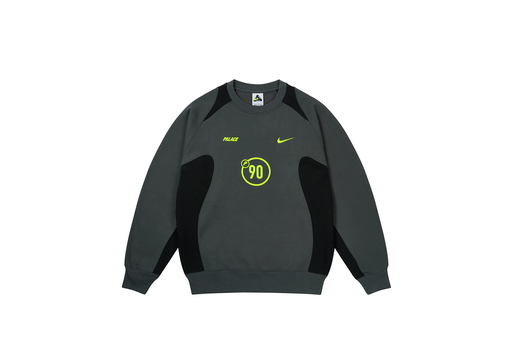 ウェア Nike palace Total P90 CREW BLACKJersey L Palace x Nike Total P90 Crew 'Black' (FW25) | Palace | KLEKT