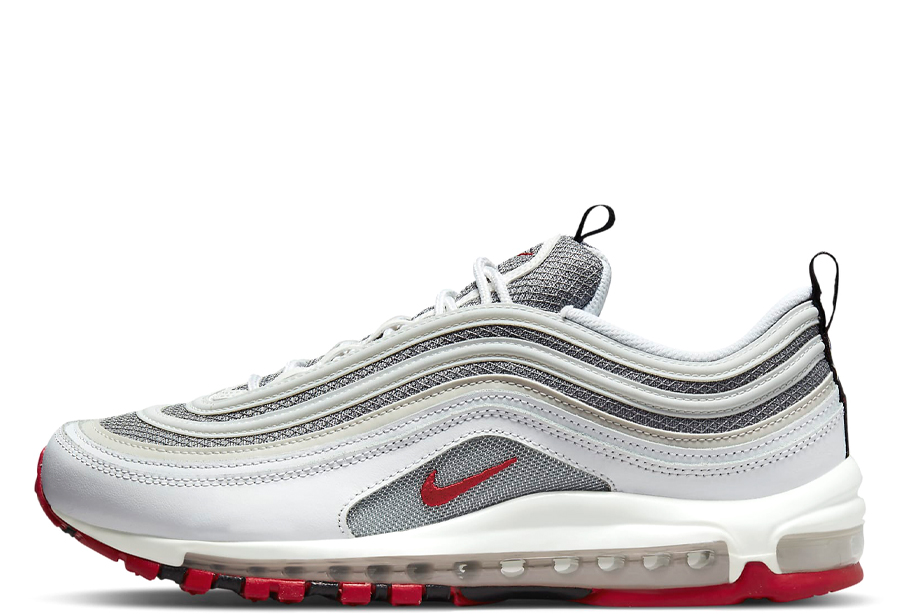 Nike Air Max 97 White Bullet (2022) White/Particle Grey/Photon Dust/Varsity Red sneaker – authenticated on KLEKT
