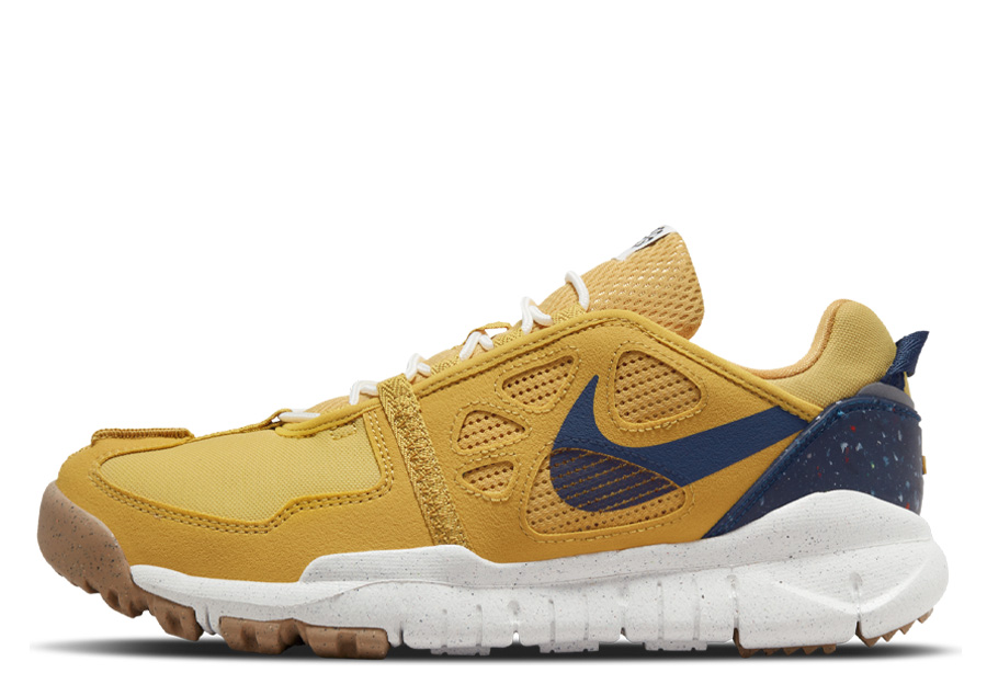 Nike Free Terra Vista Next Nature Goldtone Sanded Gold/Goldtone/Dark Sulfur/Midnight Navy sneaker – authenticated on KLEKT
