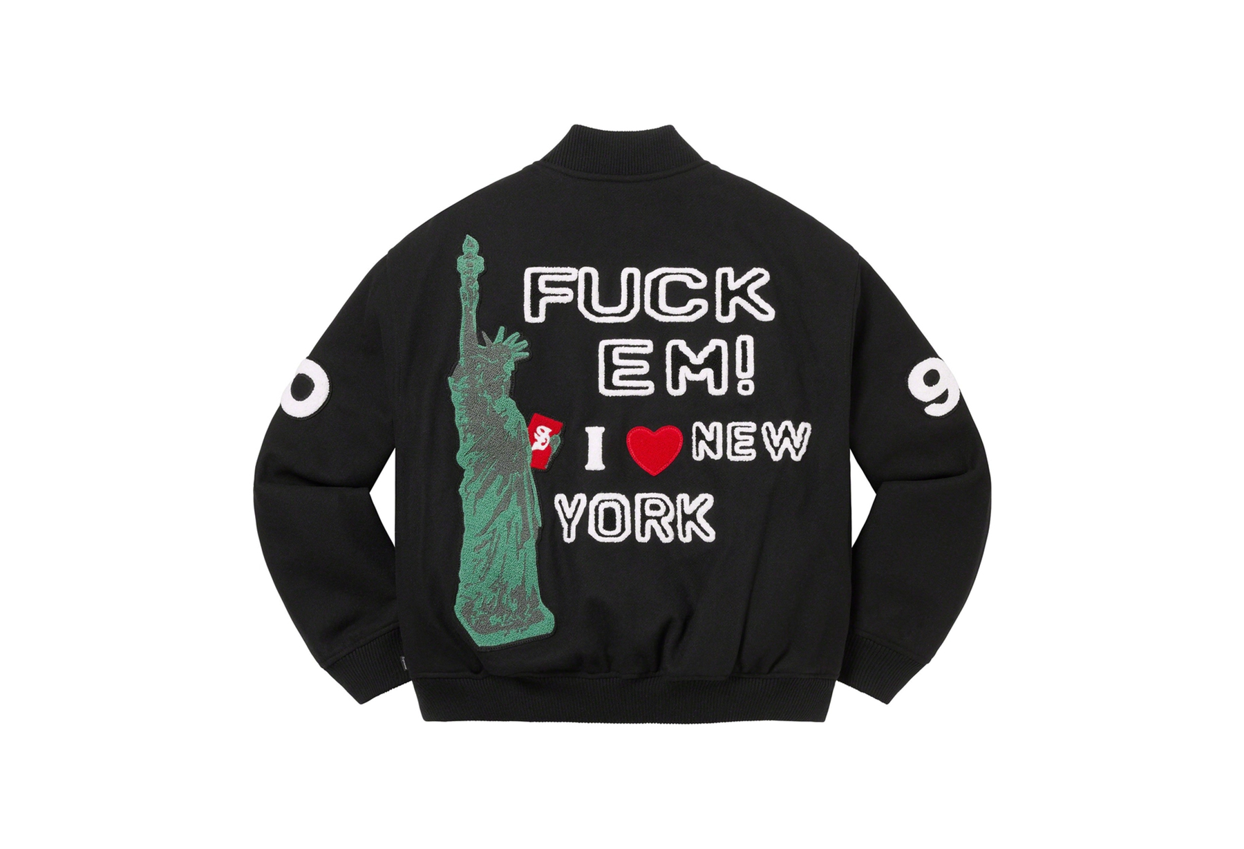 Supreme Tourist Varsity Jacket Black (SS23) BLACK sneaker – authenticated on KLEKT