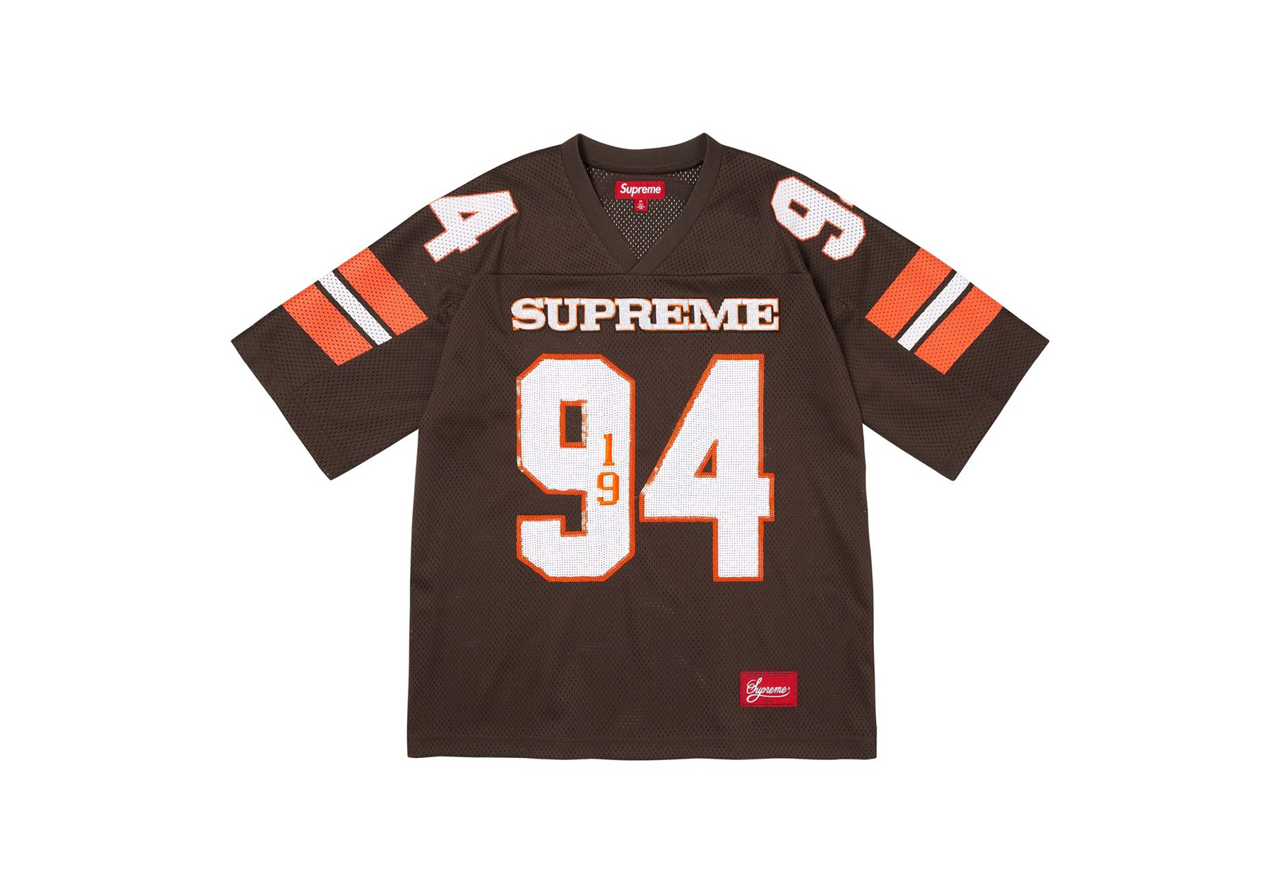 Supreme Sequin Football Jersey 'Brown' (FW25) BROWN sneaker – authenticated on KLEKT
