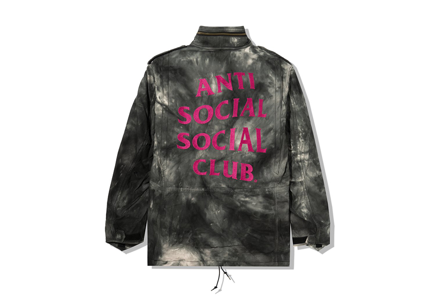 Anti Social Social Club Alpha Industries x ASSC M-65 Tie Dye Black Jacket (FW21) BLACK sneaker – authenticated on KLEKT
