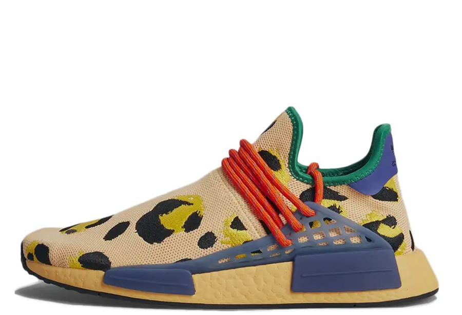 Adidas x Pharrell NMD Hu Animal Print Pulse Amber (2022) PULSE AMBER sneaker – authenticated on KLEKT