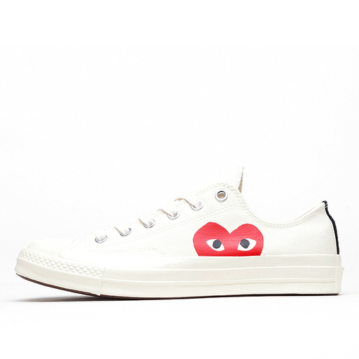 Converse x Comme des Garcons CDG Chuck Taylor Low Cream White