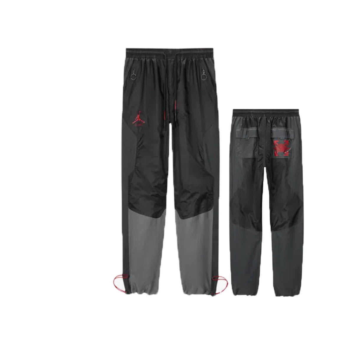 Off White x Jordan Woven Pant Black (SS20) RED/GREY/BLACK sneaker – authenticated on KLEKT