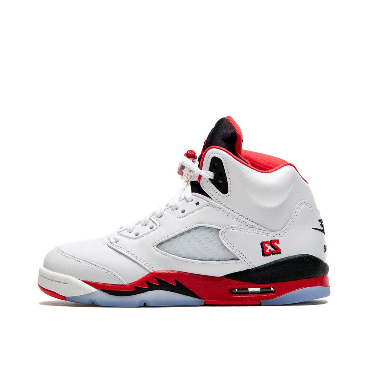 Air Jordan 5 Retro 'Fire Red Black Tongue' (GS) (2025) sneaker – authenticated on KLEKT