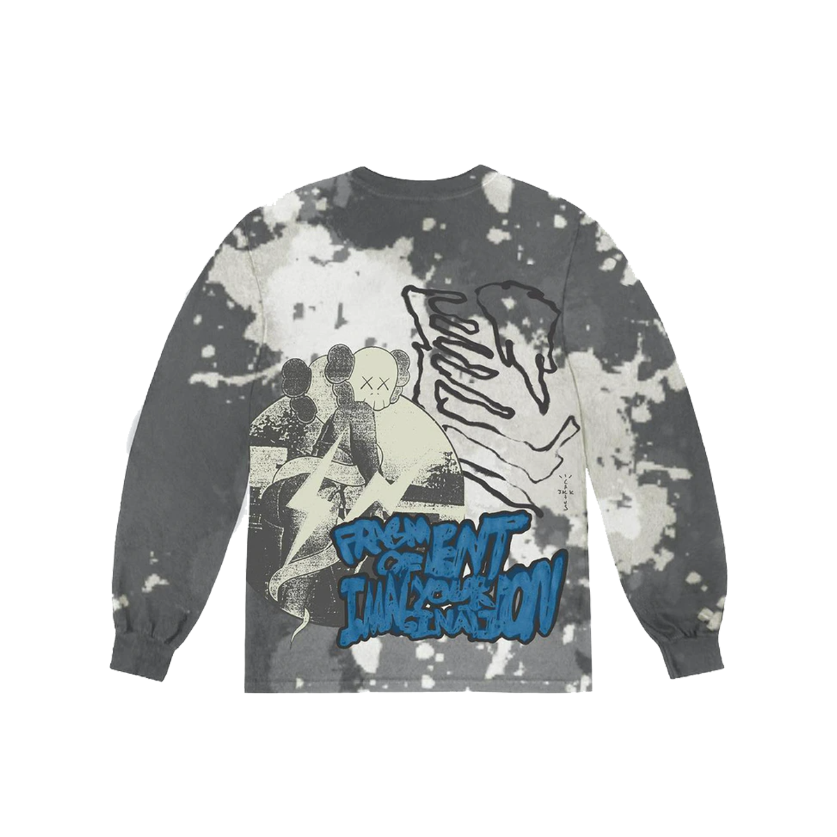 Travis Scott Cactus Jack + Kaws For Fragment L/S Tee Multi Grey (SS21) MULTI GREY sneaker – authenticated on KLEKT