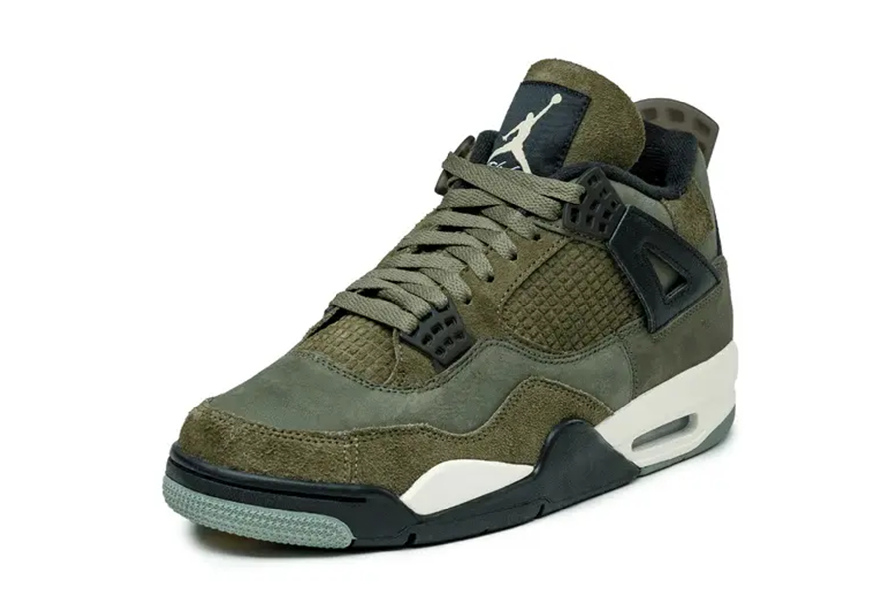 Air Jordan 4 Craft 'Medium Olive' (2023) MEDIUM OLIVE/PALE VANILLA/KHAKI/BLACK/SAIL sneaker – authenticated on KLEKT