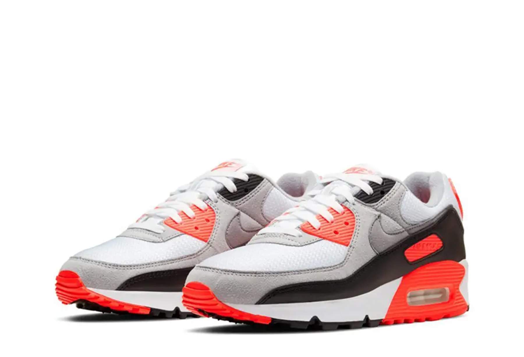 Nike Air Max 90 'Infrared 3M' (2026) White/Particle Grey/Light Smoke Grey/Black/Infrared 23 sneaker – authenticated on KLEKT