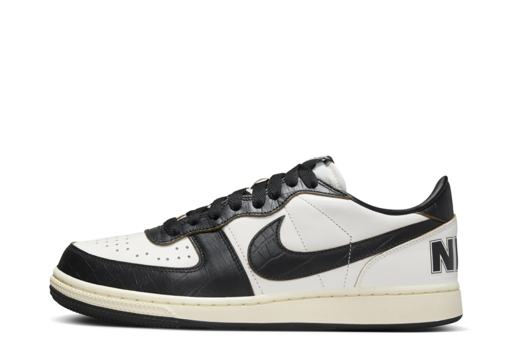Nike Terminator Low 'Black Croc' (2023) Phantom/Black/Coconut Milk/Desert Ochre sneaker – authenticated on KLEKT