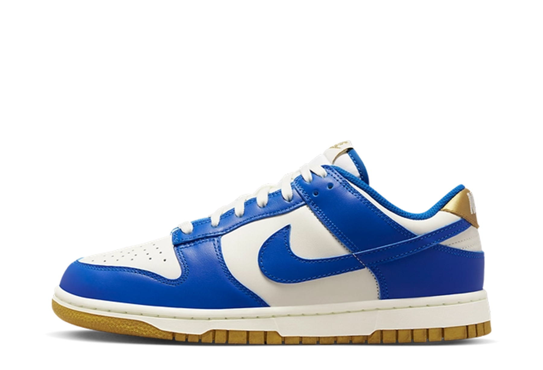 Nike Dunk Low WMNS 'Kansas City Royals' (2024) White/Blue/Gold sneaker – authenticated on KLEKT