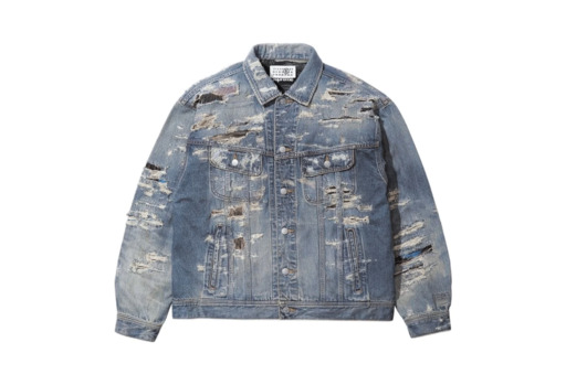 Supreme x MM6 Maison Margiela Distressed Selvedge Denim Trucker Jacket 'Denim'' (SS26) – authenticated on KLEKT