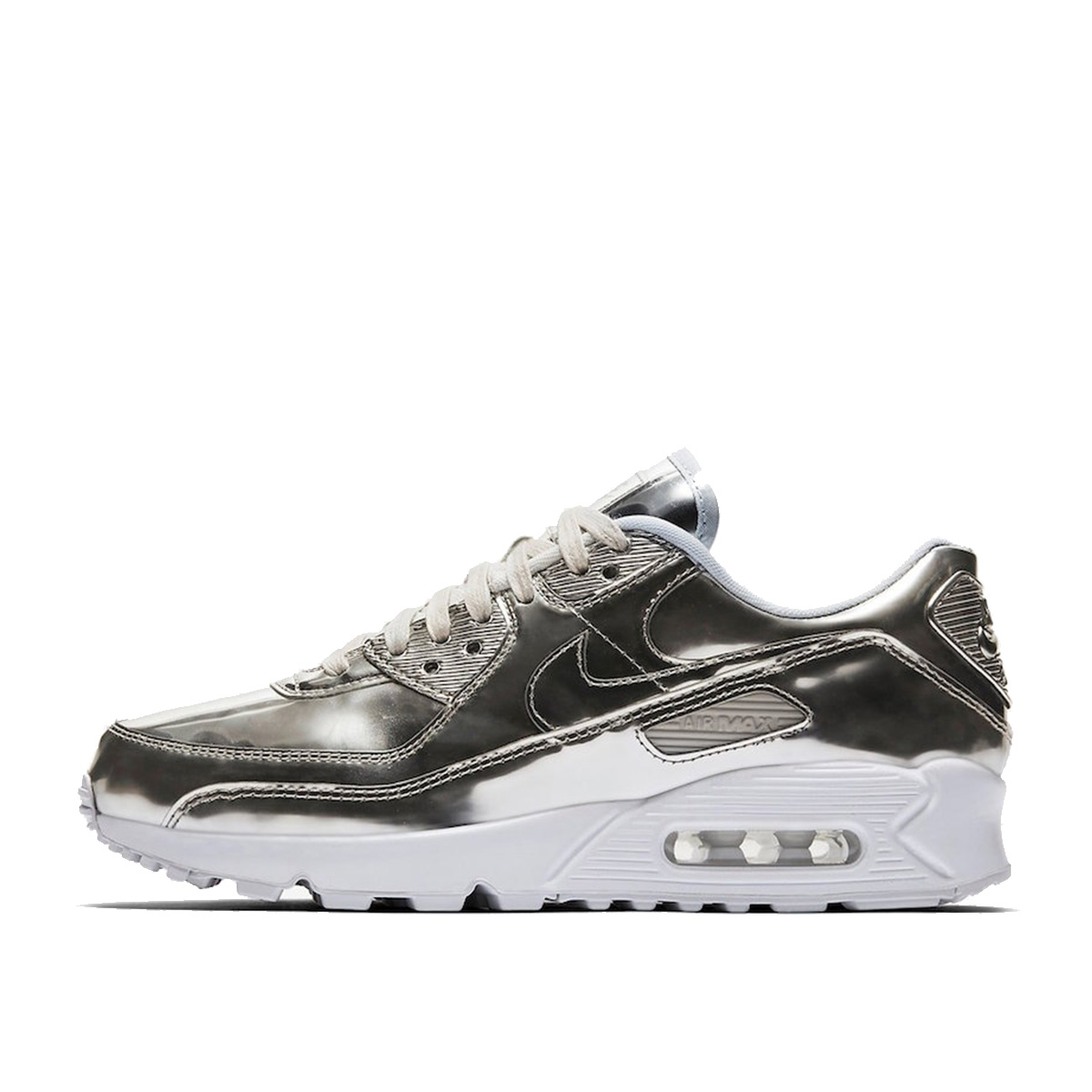 Nike Womens Air Max 90 'Metallic Pack' Silver (2020) sneaker – authenticated on KLEKT