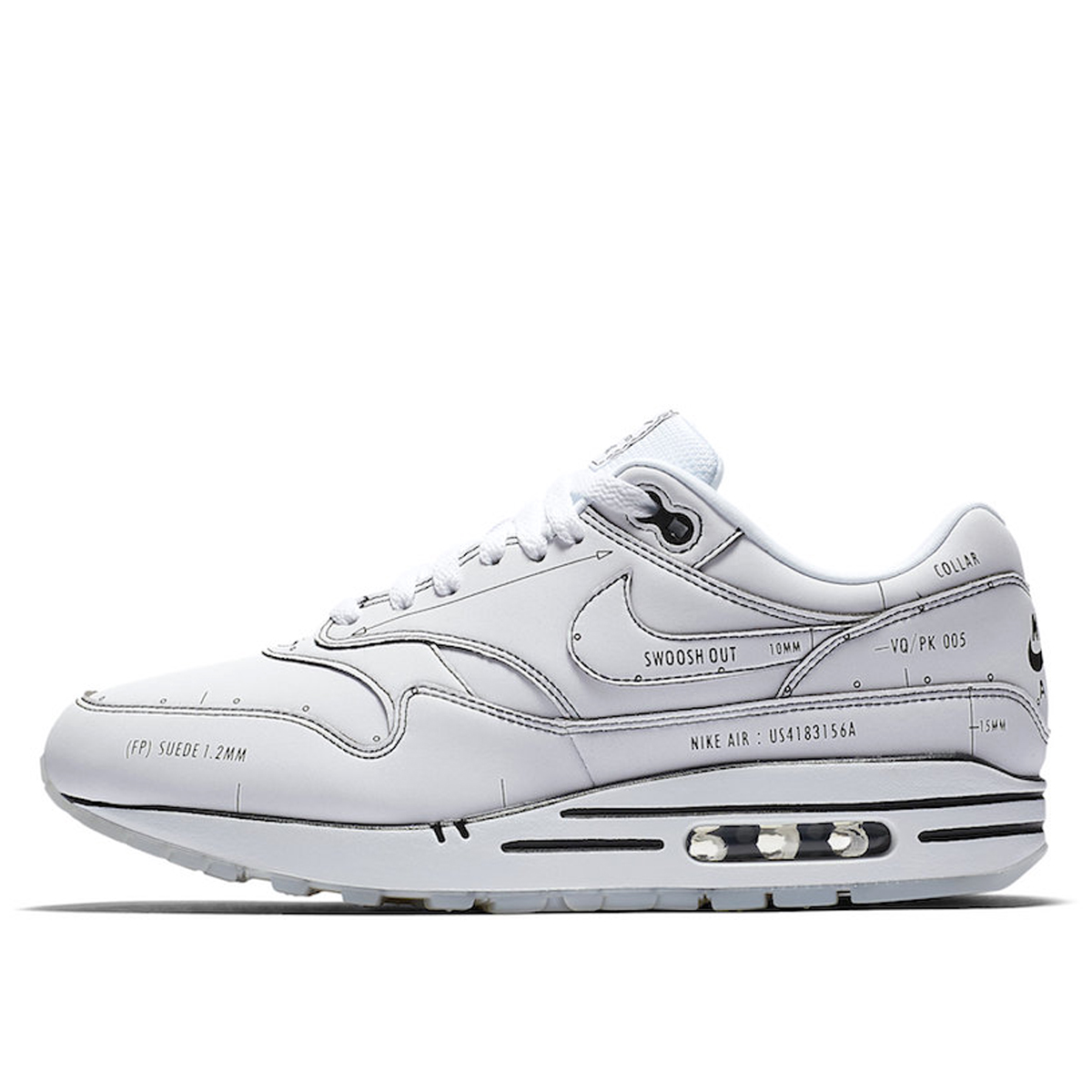 Nike Air Max 1 Tinker 'White Schematic' (2019) sneaker – authenticated on KLEKT